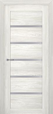 Дверь межкомнатная Terminus с ПВХ покрытием Нанофлекс 307 ПГ пломбир (глухая) вставка из матового стекла