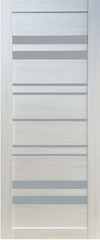 Дверь межкомнатная КДФ (KDF) Комфорт коллекция SONATA( экошпон) цвет Шимо Ваниль стекло сатин