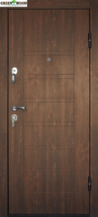 Дверь металлическая ТМ Министерство дверей ПО-206 Дуб темный
