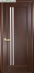 Дверь межкомнатная Новый стиль ПВХ НОСТРА Делла Каштан (Стекло Матовое)