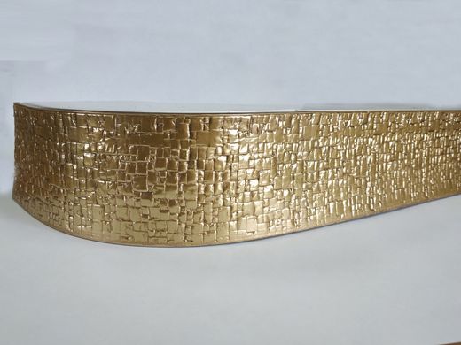Лента декоративная, Бленда Кайман 141 Золото на потолочный карниз КСМ 68 мм, усиленный потолочный карниз