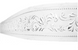 Лента декоративная, Бленда Оригинал 11 Серебро на потолочный карниз КСМ 70 мм, усиленный потолочный карниз