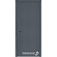 Дверь межкомнатная крашенная Terminus Фрезато модель 24.1 (44 мм) Эмаль Антрацит