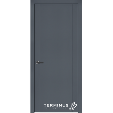 Дверь межкомнатная крашенная Terminus Фрезато модель 24.1 (44 мм) Эмаль Антрацит