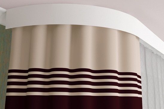 Лента декоративная 70 мм, Бленда БЕЛАЯ на потолочный карниз КСМ, усиленный потолочный карниз
