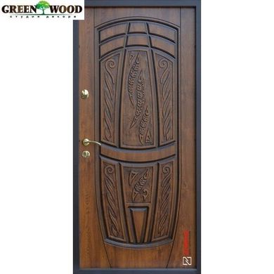 Дверь металлическая Абвер Classic Massandra 209 Vinorit Дуб Золотой + Патина