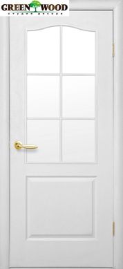 Дверь межкомнатная Новый стиль МДФ СИМПЛИ Полустекло Грунт (со стеклом под покраску)