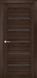 Дверь межкомнатная Terminus с ПВХ покрытием Нанофлекс 307 ПГ трюфель (глухая) вставка из матового стекла
