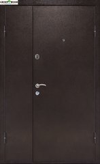 Дверь металлическая ТМ Министерство дверей ПУ-01 Орех коньячный,1200