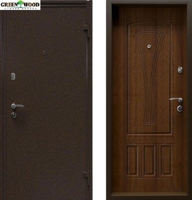 Дверь входная Каскад коллекция Молоток/МДФ глухая комплектация Комфорт