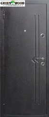 Дверь входная Медведь Металл/МДФ Карпатская Ель Левая 960х2050 мм №273, порошковая покраска