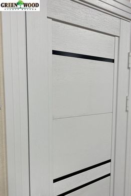 Двери межкомнатные QP5 Даймонд черное лакобель