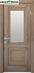 Дверь межкомнатная Новый стиль ПВХ ПРОВАНС Канна со стеклом Орех европейский