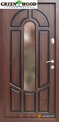Дверь металлическая Абвер Kale Zariella 303 + ковка Vinorit Дуб Темный + Патина