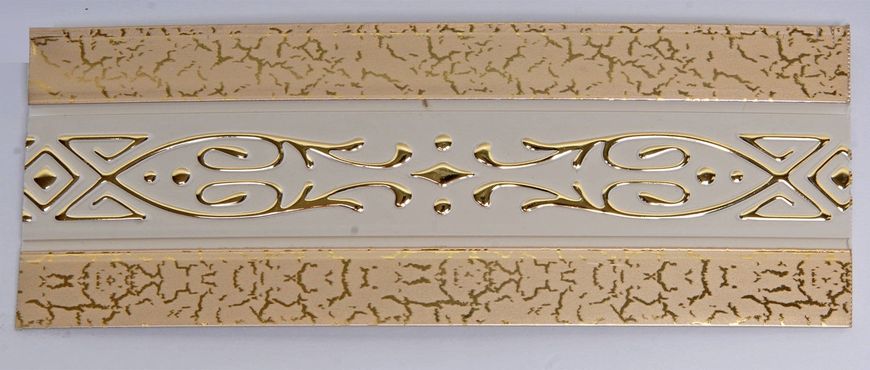 Лента декоративная 70 мм, Бленда Виктория Метал Золото на потолочный карниз КСМ, усиленный карниз потолочный