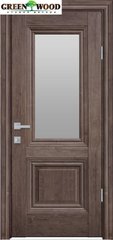 Дверь межкомнатная Новый стиль ПВХ ПРОВАНС Канна со стеклом Орех норвежский