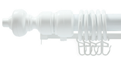 Карниз трубчатый Белый одинарный 1,60 м