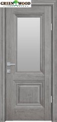 Дверь межкомнатная Новый стиль ПВХ ПРОВАНС Канна со стеклом Орех скандинавский