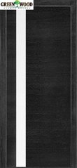 Дверь межкомнатная шпонированная Terminus Урбан Модель 21 (Стекло белое) Дуб Nero