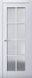 Дверь межкомнатная Terminus с ПВХ покрытием Неоклассико 601 ПО (стекло) Белый мат