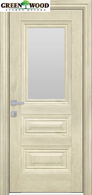 Дверь межкомнатная Новый стиль ПВХ ПРОВАНС Камилла со стеклом Орех гималайский