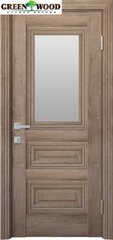 Дверь межкомнатная Новый стиль ПВХ ПРОВАНС Камилла со стеклом Орех европейский