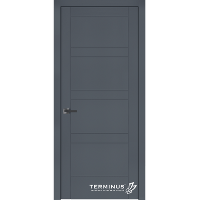 Дверь межкомнатная крашенная Terminus Фрезато модель 24.5 (44 мм) Эмаль Антрацит