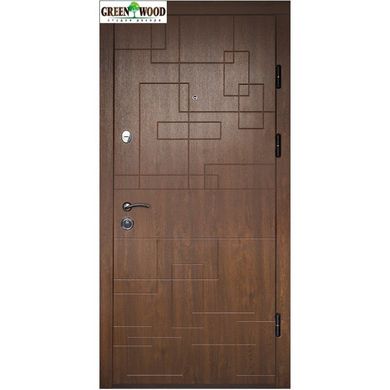 Дверь металлическая ТМ Министерство дверей ПВ-157 дуб темный Vinorit 100