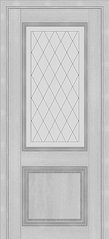 Дверь межкомнатная Terminus с ПВХ покрытием Нанофлекс 403 ПО пломбир (стекло)