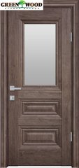 Дверь межкомнатная Новый стиль ПВХ ПРОВАНС Камилла со стеклом Орех норвежский