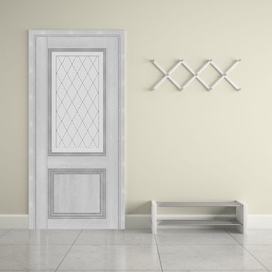 Дверь межкомнатная Terminus с ПВХ покрытием Нанофлекс 403 ПО пломбир (стекло)