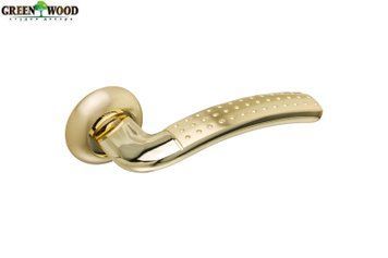 Ручка раздельная алюминиевая Gavroche Plumbum Pb-A5 SB/PB Матовое золото/золото
