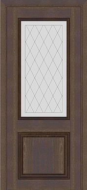 Дверь межкомнатная Terminus с ПВХ покрытием Нанофлекс 403 ПО миндаль (стекло)