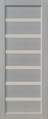 Дверь межкомнатная KDF Вriston коллекция Liberti цвет бук шале стекло сатин (линнея)