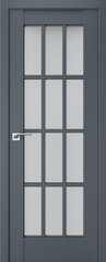 Дверь межкомнатная Terminus с ПВХ покрытием Неоклассико 603 ПО (стекло) Антрацит