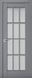 Дверь межкомнатная Terminus с ПВХ покрытием Неоклассико 603 ПО (стекло) Серый