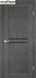 Двери межкомнатные NEXT 2x Муар темно-серый черное лакобель