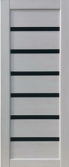 Дверь межкомнатная KDF Вriston коллекция Liberti цвет бук шале стекло BLK (линнея)