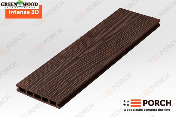 Террасная доска Porch Intense Coffee 3D 3000x150x24