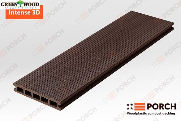 Террасная доска Porch Intense Coffee 3D 3000x150x24