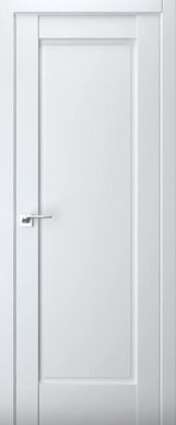Дверь межкомнатная Terminus с ПВХ покрытием Неоклассико 605 ПГ (глухая) Белый мат