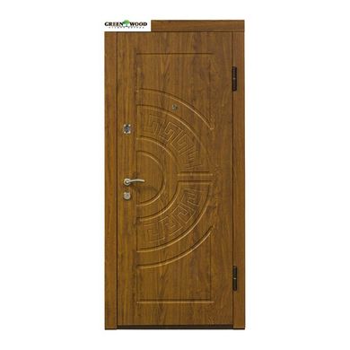 Дверь металлическая ТМ Министерство дверей ПО-08 дуб золотой Vinorit (высота 1900)