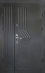 Дверь входная Лакоста Бастион Плюс Полуторная 121 (ПВХ-58S1 Эко) Vinorit