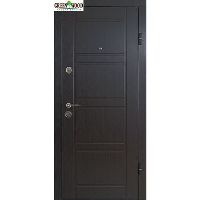 Дверь металлическая ТМ Министерство дверей ПО-09 венге темное Vinorit