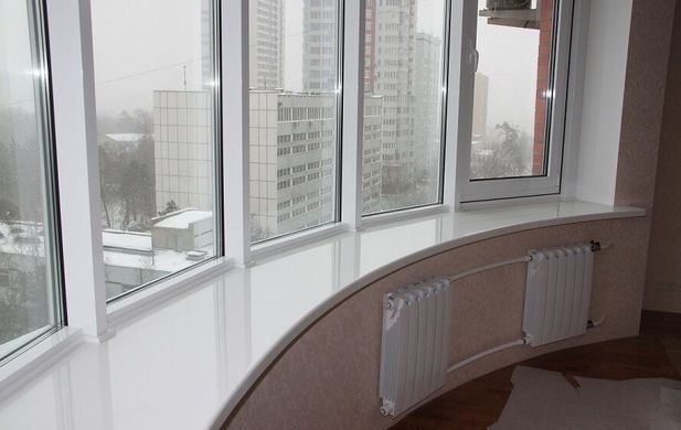 Підвіконня Sauberg Білий Глянець 600 мм