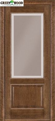 Дверь межкомнатная шпонированная Terminus Классик Модель 04 (Стекло) Дуб браун