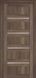 Дверь межкомнатная Terminus с ПВХ покрытием Нанофлекс 107 ПГ фундук (глухая) вставка из матового стекла