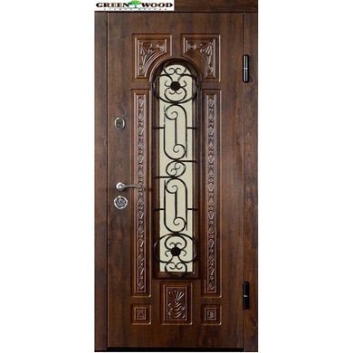Дверь металлическая ТМ Министерство дверей ПО-139 Дуб темный Vinorit