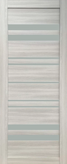 Дверь межкомнатная КДФ (KDF) Комфорт ПВХ коллекция SONATA(PVC) цвет Дуб Гималайский стекло сатин