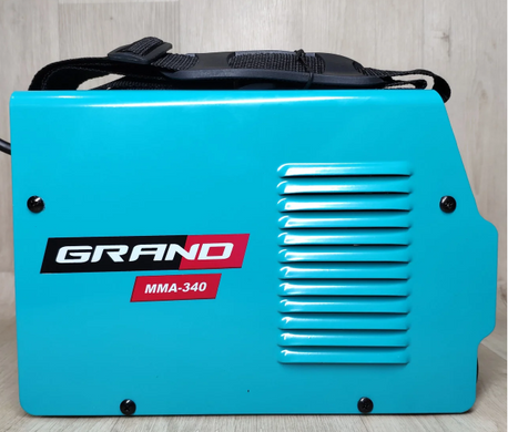 Сварочный инвертор Grand ММА-340, цифровой дисплей, быстрый горячий старт, ток 20-340 А, напряжение 75 В